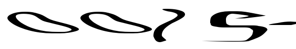 001 Stretched-Strung font preview